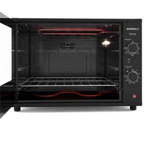 FORNO NARDELLI TOP 60 60 LITROS PRETO 127V