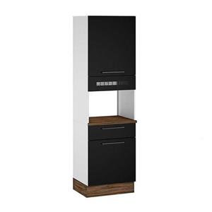 PANELEIRO ITATIAIA EXCLUSIVE 2 PORTAS 1 GAVETA 60CM PRETO MATTE