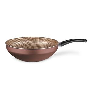 FRIGIDEIRA MTA WOK FLORA 4.3 LITROS 28CM 9198 COM TAMPA CHOCOLATE