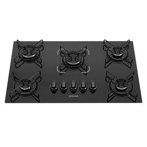 FOGÃO COOKTOP ITATIAIA ESSENCIAL 5 BOCAS PRETO BIVOLT