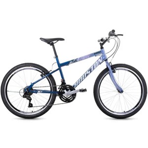 BICICLETA HOUSTON WIN ARO 24 WN242S CINZA METÁLICO/AZUL ESCURO