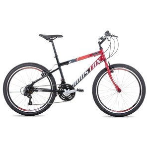 BICICLETA HOUSTON WIN ARO 24 WN241S VERMELHO PIMENTA/PRETO