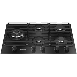 FOGÃO COOKTOP MUELLER 5 BOCAS MCG5BM BIVOLT