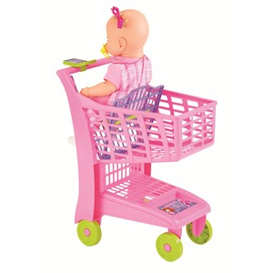 CARRINHO DE COMPRAS MAGIC TOYS ROSA 871