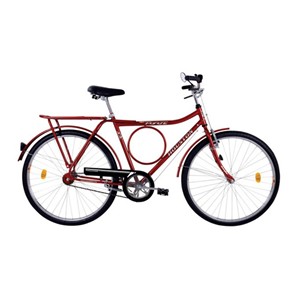 BICICLETA HOUSTON SUPER FORTE ARO 26 SF26F2M VERMELHO ESCURO