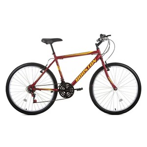 BICICLETA HOUSTON FOXER HAMMER ARO 26 FX26H2 VERMELHO/AMARELO