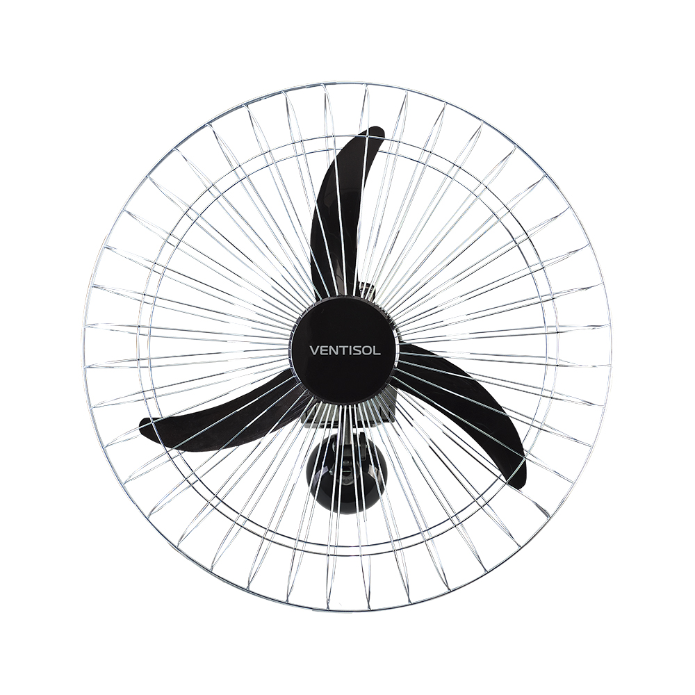 VENTILADOR DE PAREDE OSCILANTE VENTISOL PREMIUM 60CM CROMADO BIVOLT