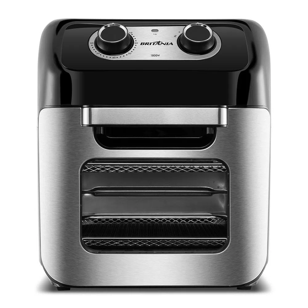 FRITADEIRA AIR FRYER OVEN BRITÂNIA BFR2300P 12 LITROS 1800W 127V