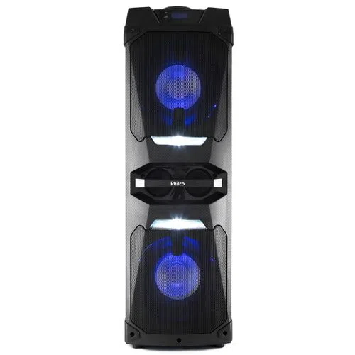 CAIXA DE SOM AMPLIFICADA PHILCO FLASH LIGHT PCX16000 1600W